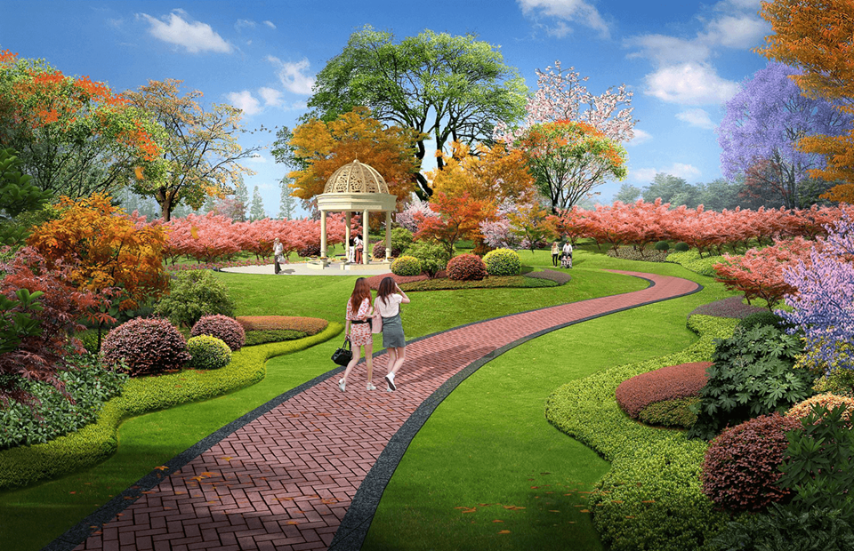 經(jīng)開區(qū)東河公園設(shè)計(jì)效果圖