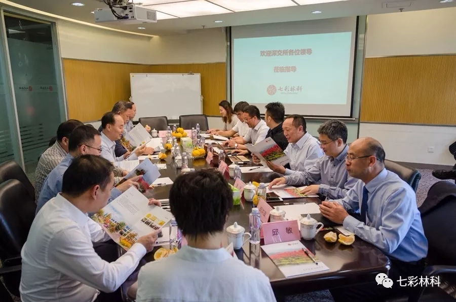 聚焦七彩|深圳證券交易所理事長吳利軍調研七彩林業(yè)