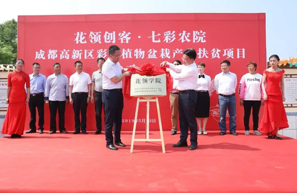 聚焦七彩│“花領學院”起航成都高新區(qū) 盆栽產業(yè)助推鄉(xiāng)村振興