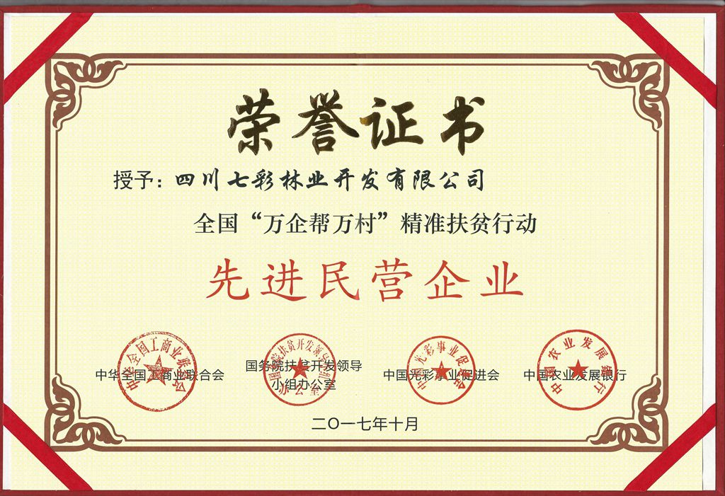 全國“萬企幫萬村”精準(zhǔn)扶貧活動(dòng)先進(jìn)民營企業(yè)