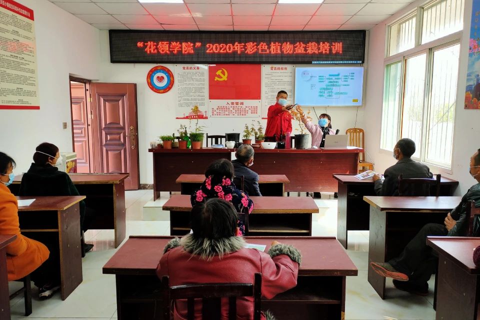 “花領(lǐng)學(xué)院”盆栽技術(shù)培訓(xùn)高新區(qū)開講 奏響鄉(xiāng)村振興“沖鋒號”